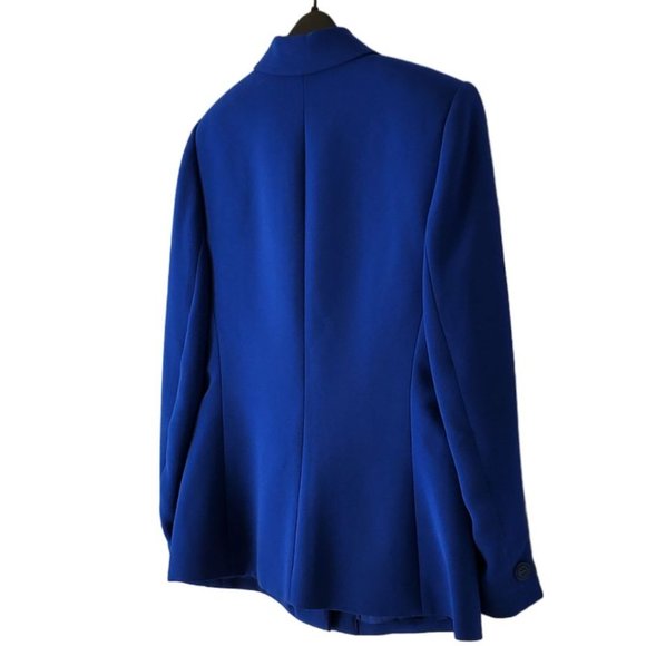 Petite Sophisticate Vintage Single-Breasted Blazer | NWT | 10P | Royal Blue - Picture 6 of 13